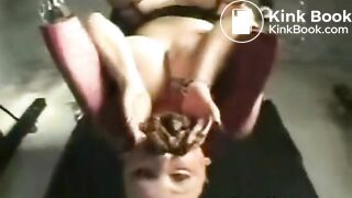 Redhead Fucked As Human Toilet