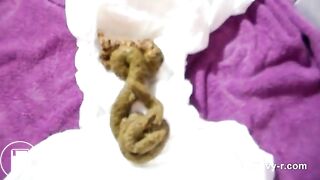 Showing Whats In Her Adult Diaper