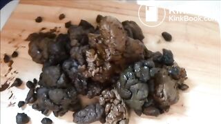 BBW Shits on mountain of her shit