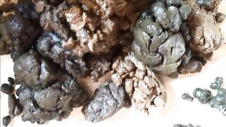 BBW Shits on mountain of her shit