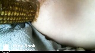 Scatting With Corn Cob In Ass