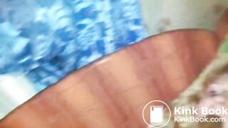 Sticking Dildo In Shitty Mouth