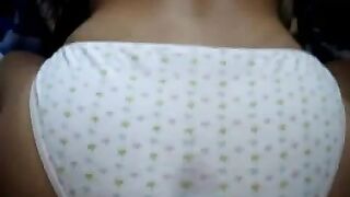CLASSIC- Cumming Over Large Panties