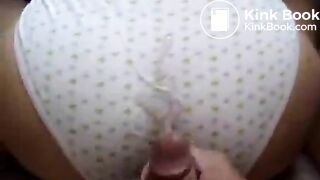 CLASSIC- Cumming Over Large Panties