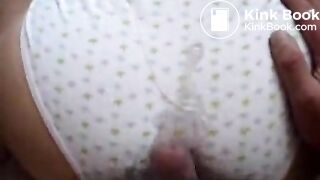 CLASSIC- Cumming Over Large Panties