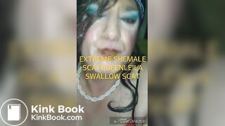 scatqueenleila swallow extrem scat - tranny scat friends