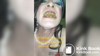 scatqueenleila swallow extrem scat - tranny scat friends