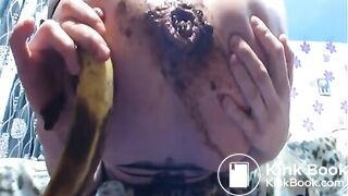 Mature poo and bates on cam