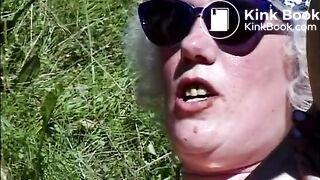 Scat Spiele mit alter Drecksau im Freien  PornHubDeutschormp4