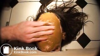 Girl Eating A Lot Of Shit