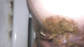 Wife dirty asshole after shit