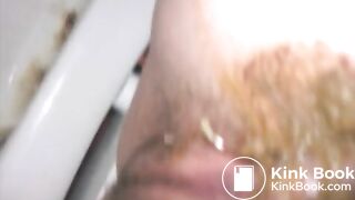 Wife dirty asshole after shit