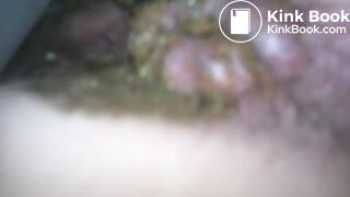 Wife dirty asshole after shit