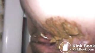Wife dirty asshole after shit