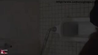 Japanese woman has diarrhea in public toilet - Unsensored Japanese scat porn videos