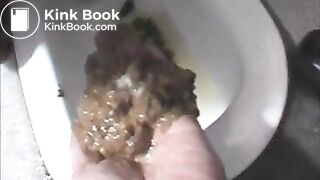 Jap Girl Enema Shit On Perv Hand 3