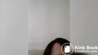 Cute korean smoking, spitting and pooping mp4