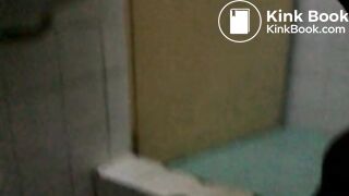 Black girl takes a dump on a plate