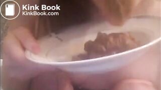 Shitting on plate and eating it Private