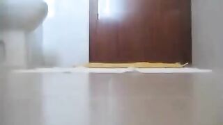 girl shits on floor