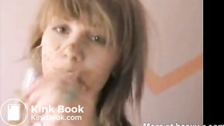 Pretty Girl Eating Shit