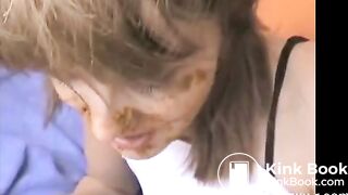 Pretty Girl Eating Shit