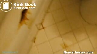 Diarrhea Enema In White Pantyhose