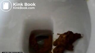 Pretty Blonde Taking A Shit