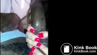 Asian Sucks On A Big Black Cock -