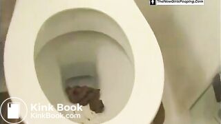 Beautiful Brazilian Babe toilet shit