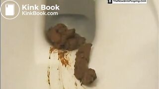 Beautiful Brazilian Babe toilet shit