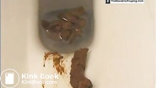 Beautiful Brazilian Babe toilet shit