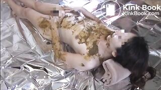 Jap Slave Shitted Upon and Fucked