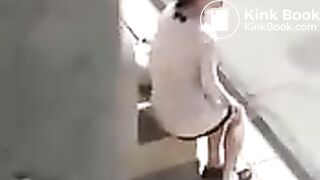 Japanese Girl Shits in Public