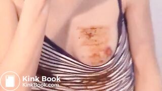 Sissy Dude Forced To Eat Shit