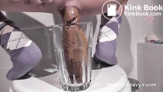 Shitting Out A Long Turd