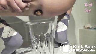 Shitting Out A Long Turd