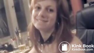 Collared German Blowjob Cute