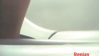 Girl poops on hidden toilet cam