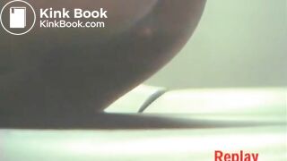 Girl poops on hidden toilet cam