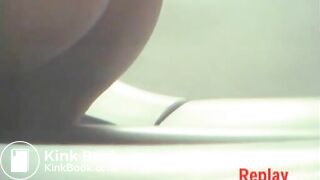Girl poops on hidden toilet cam
