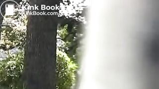 Shitting in public park