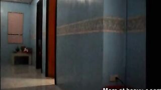 Big Booty Woman Shitting On The Floor