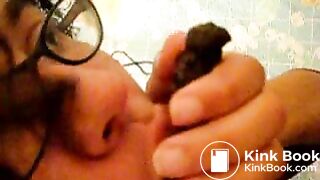 suck her own shit at home