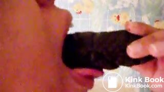 suck her own shit at home