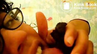 suck her own shit at home