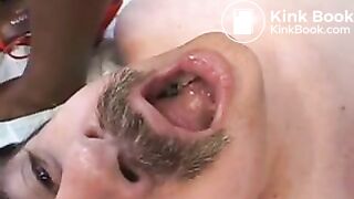 Black mistress-white toilet