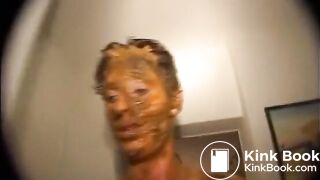 Slut Pissed And Shit In Face