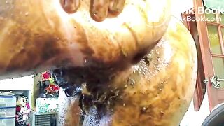 Hairy Scat Masturbation