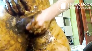 Hairy Scat Masturbation